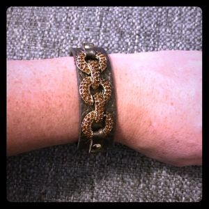 King Star Bronze Rhinestone Bracelet